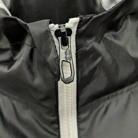 Spyder Optic Men's Water Resistant Jacket Size  L Black / Red . - Picture 5 of 12